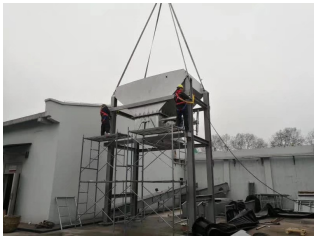 南京現(xiàn)場 皮帶機即將安裝完成?。?！